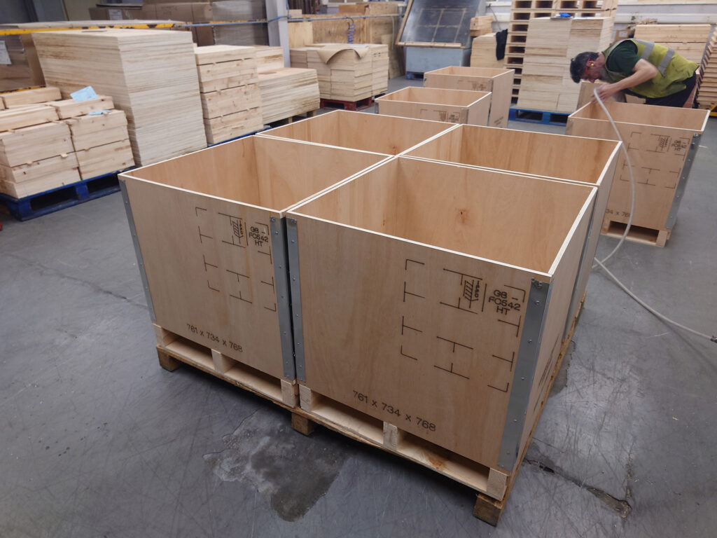 Plywood riveted cases