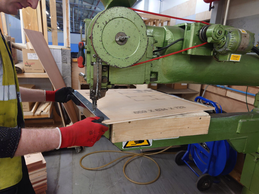 plywood riveted case