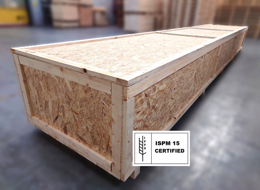 ISPM 15 certified export crate