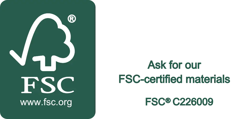FSC certified - licence code FSC-C226009