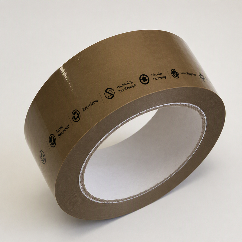 Roll of brown packaging tape